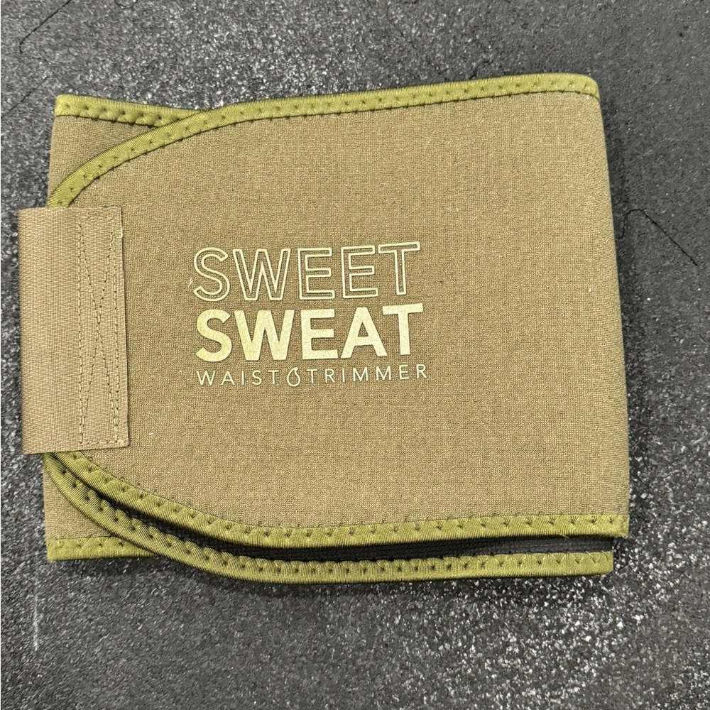 Sweet Sweat Waist Trimmer Belt Tan Camo Adjustable One Size